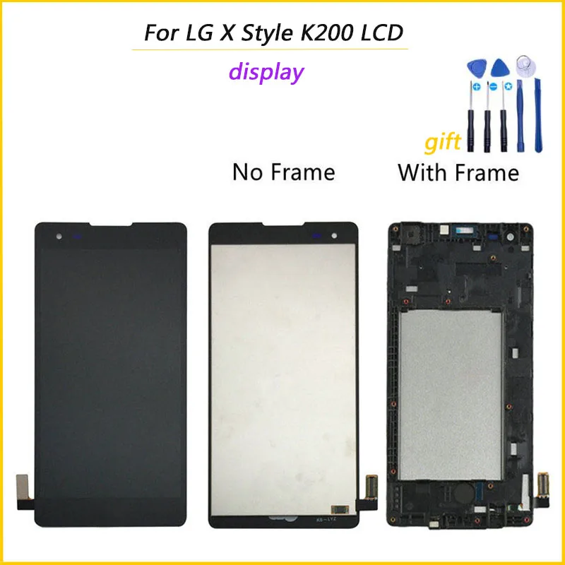 100% протестированный дисплей для LG X Style K200 K200DS K200F F740 сенсорный экран с рамкой