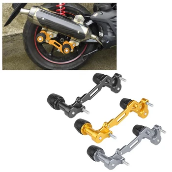 

New Motorcycle Adjustable Exhaust Pipe Sliders Falling Protector for Yamaha NVX Nmax Xmax