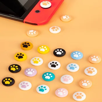 

Replacement 4Pcs Joystick Rocker Cap Grips Thumb Cover For Nintend Switch NS/ Lite Game Controller Gamepad Cute Cartoon caps