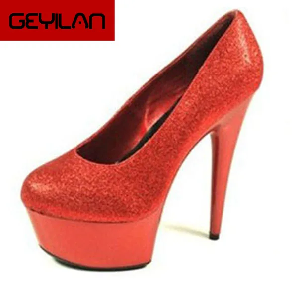 

Paint chops ultra-high with bride wedding shoes Baotou with sexy catwalk shows shoes single shoes