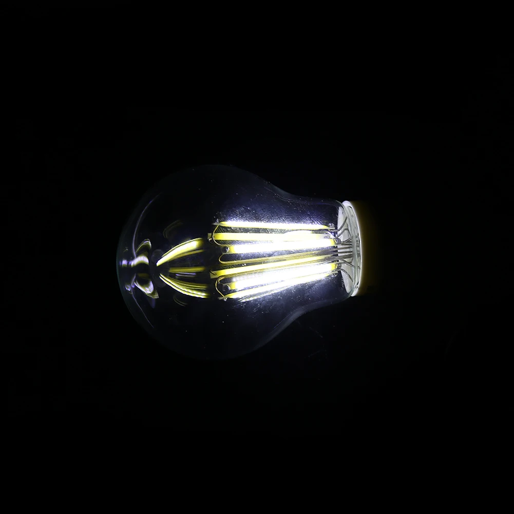 E27 AC/DC12V 4 Вт лампа edison Стекло прозрачный светильник лампа