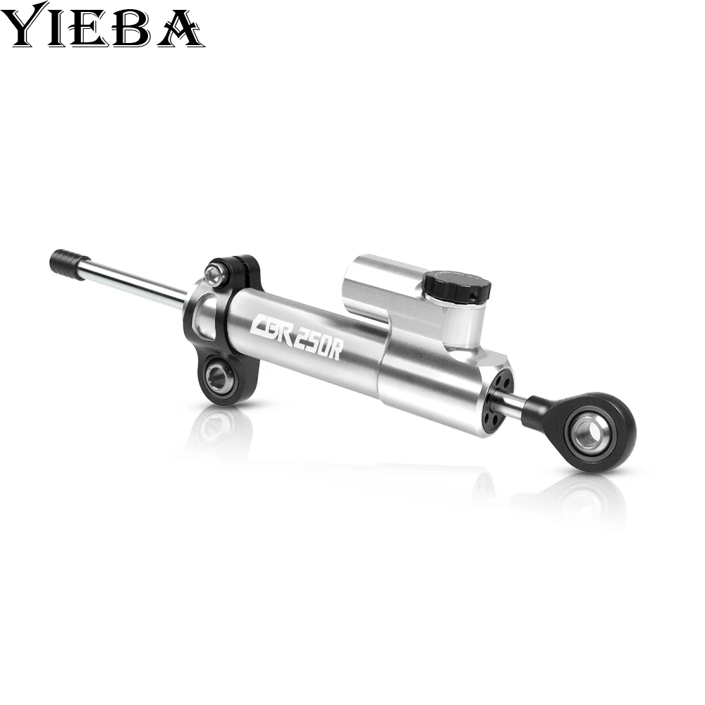 Для HONDA CBR250R 2011-2013 CBR 250R 2012 мотоциклетный демпфер руля стабилизация безопасности кронштейн крепления комплект мотоцикла - Цвет: SLBK CBR250R