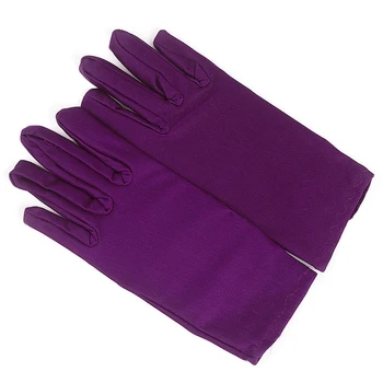 

1Pair Spring Summer Nylon Gloves Men Women Unisex Etiquette Thin Short Gloves DXAA