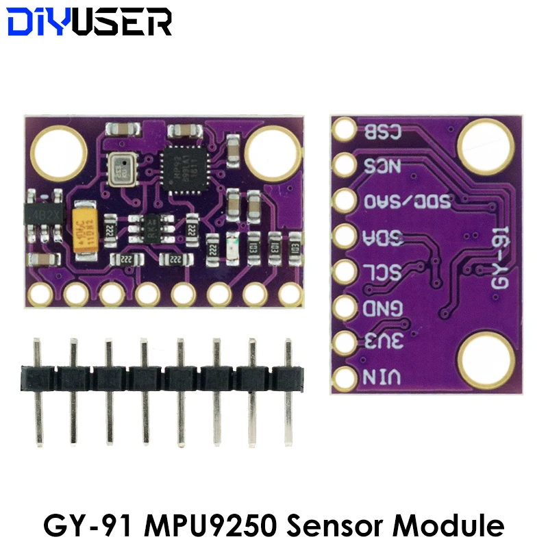 MPU-9250 MPU9250 BMP280 SPI IIC/I2C 10DOF ускорение гироскоп-Компас 9-осевой сенсорный модуль GY-91
