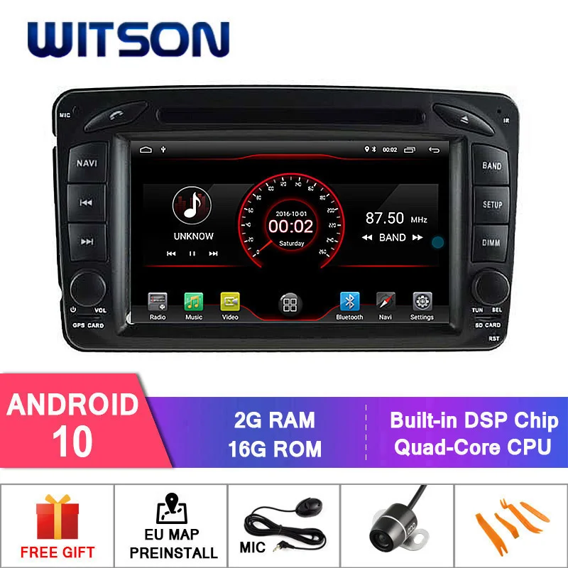 WITSON Android 10 0 IPS HD экран для BENZ W203 CLK W209 M W163 W639 автомобильный DVD 4 Гб RAM 64 FLASH 8 Octa Core DVR/WIFI