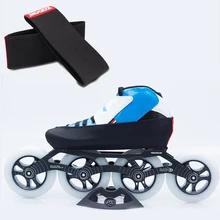 1 Pair Thicken Double layer Elastic Inline Boot Ice Figure Speed Skating Shoes Protector Cover Wear-resistant Scratchproof