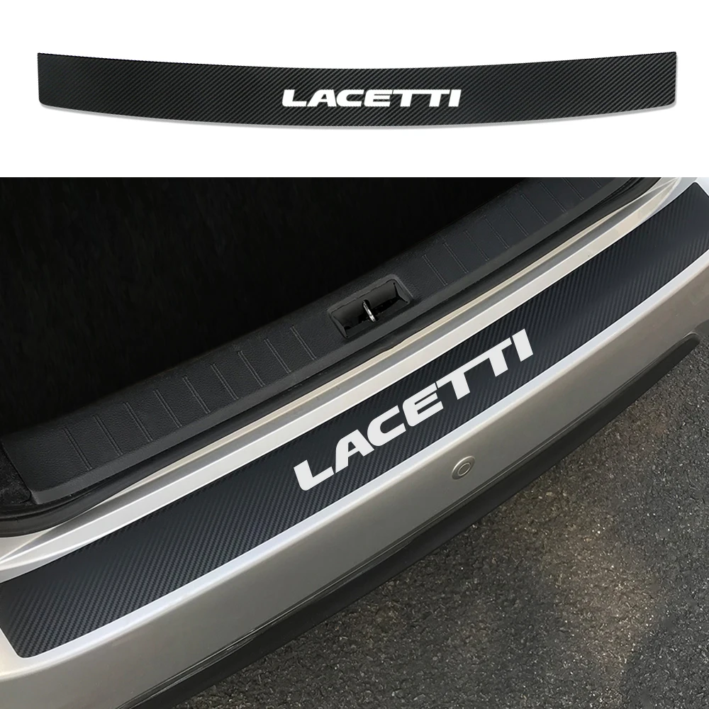 Автомобильные наклейки из углеродного волокна для Chevrolet Lacetti задний бампер