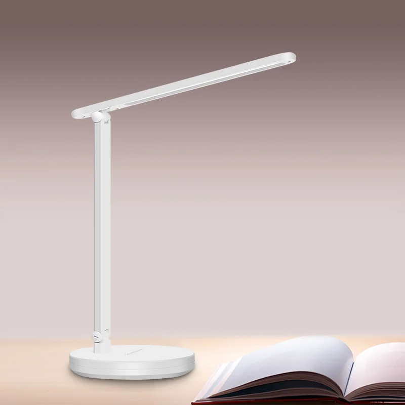 OUFULA Перезаряжаемый USB LED Настольный светильник Беспроводная зарядка диммер