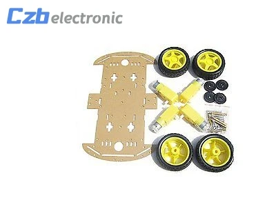 1 комплект 4WD умный робот шасси автомобиля наборы для arduino с шифратором скорости