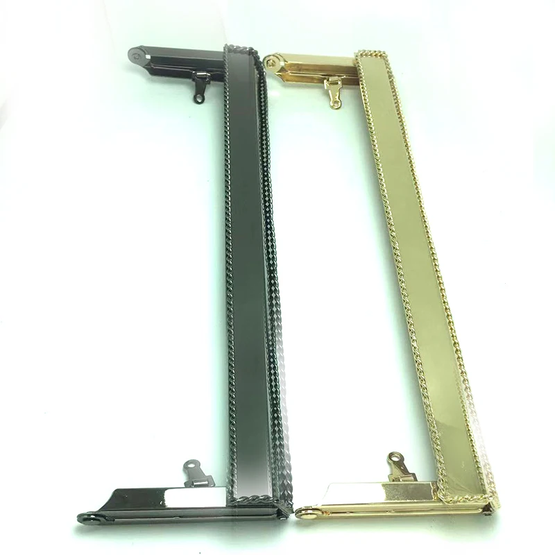 

9 Inch Metal Purse Frame Kiss Clasp Women Handle Clutch Bag Accessories Hardware