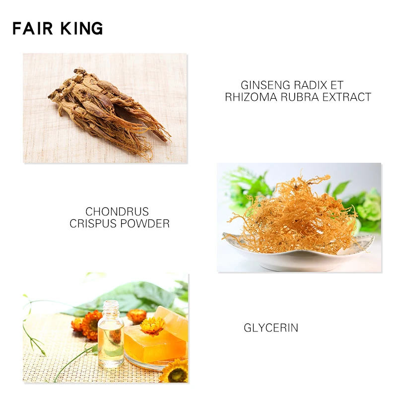 Fair King 2шт/1 пара коллагеновые маски для ухода за лицом под глазами подушечки красный женьшень патчи для глаз маска для глаз сумка темный круг