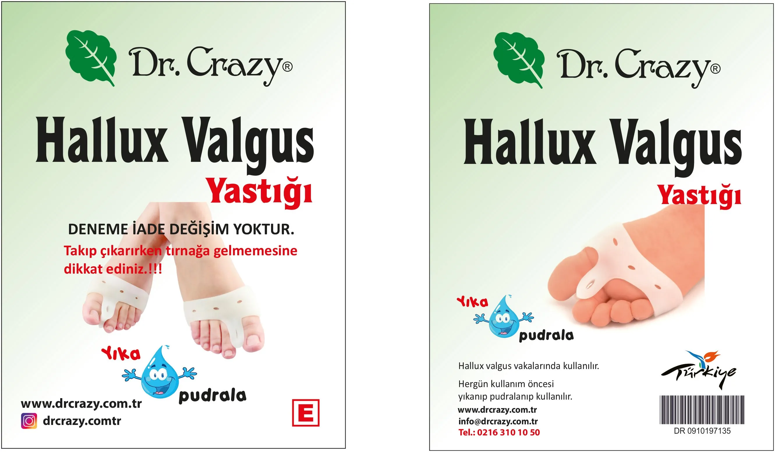Доктор Crazy Hallux вальгусная подушка