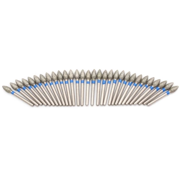 FO25 30Pcs 30Pcs/pack Dental Diamond Burs Medium FG 1.6mm for High Speed Handpiece Turbine Dentist Tool Dental Lab Instrument - Цвет: FO25 30Pcs