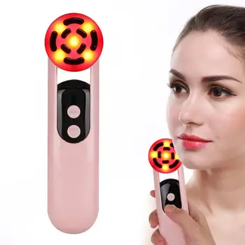 

Jade Roller RF Color Light Therapy Instrument Wrinkle Removal EMS Face Tightening Massage Machine Face Skin Care