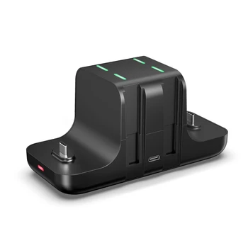 

6-in-1 Charging Stand Game Console Controller Fast Charging Base Gamepad Charger Portable Charging Dock with Indicator Light for