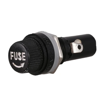 

New 5 Pcs AC 125V 15A 6 x 30mm Panel Mount Fuse Holder