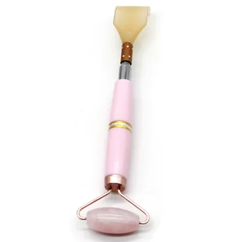 

2 In 1 Jade Knee Extendable Rod Relaxation Foot Roller Body Shiatsu Hand Home Use Back Scratcher Massage Stick Handheld Shoulder