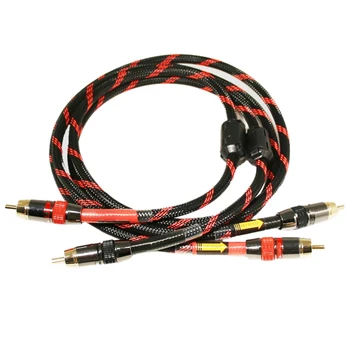 

Heareal Double Lotus to Double Lotus Fever o Cable Imported RCA to RCA Head HiFi Two Out Two Shielding Anti-Interference