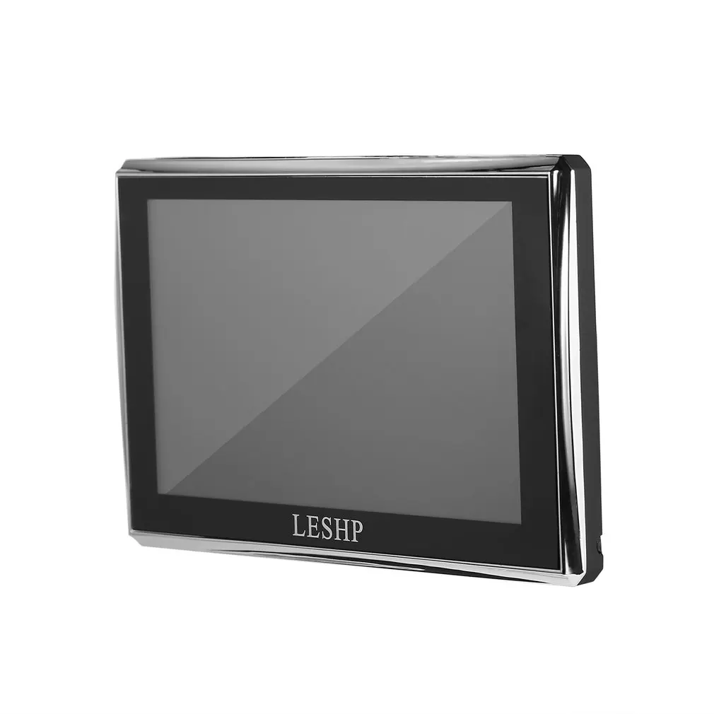 LESHP Черный Прочный gps-навигатор для машины Глобальная система позиционирования навигация с сенсорным экраном бесплатное обновление карты Автомобильные навигаторы грузовиков