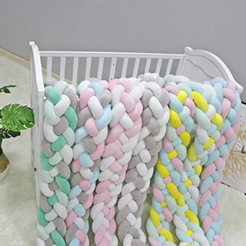 Kidlove 4 узел Детская кровать бампер кроватки бортики 4 косы детская кроватка защита для младенцев 2 м/3 м