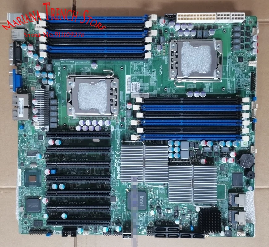 X8Dth-6 Per Supermicro Dual Ioh36 Sasii Xeon Server Board Serie 5600/5500 Ddr3 Broadcom 2008 Controller Sas A 8 Porte 6 Gb/S