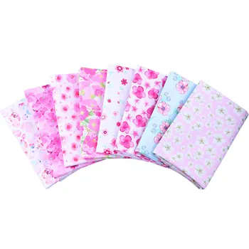 

Rubio 50*140CM flower Polyester cotton Fabric Patchwor Printed for Tissue Kids Home Textile for Sewing Doll Dress Curtain