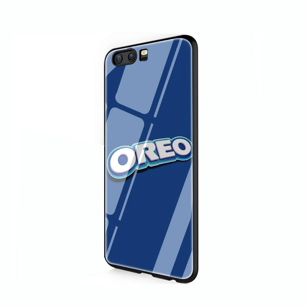 G12 EWAU еда Oreo Закаленное стекло чехол для телефона huawei mate P 10 20 30 Lite Pro Y9 Honor 8X 7A - Цвет: G12