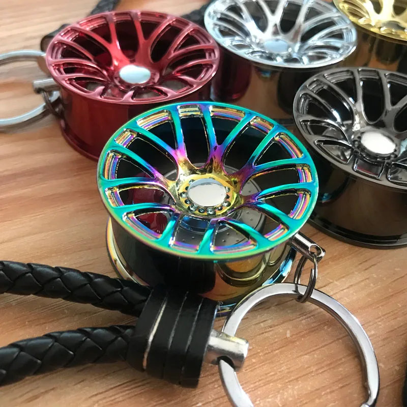 Диаметр 4 см JDM автомобильный обод BBS LM колесо с тормозом диск пластмассовая Скакалка узел hellaflush стиль брелок для Honda toyota аксессуары