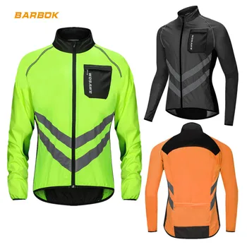 

WOSAWE Thin Reflective Motorcycle Jacket Rain Repellent Windproof Waistcoat Clothing Windbreaker High Visibility Cycling Jackets