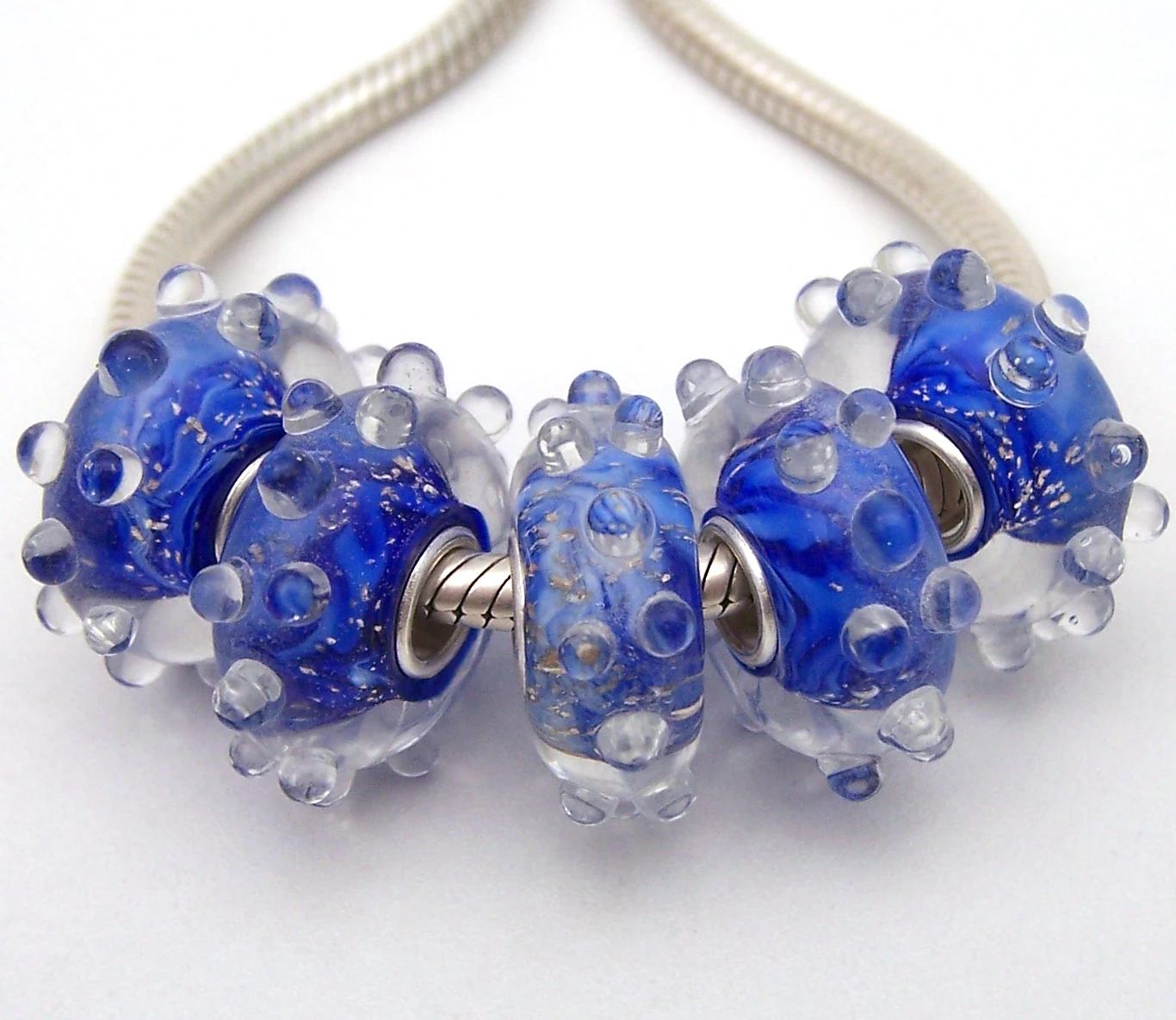 JGWGT 1951 5X 100% Authenticity S925 Sterling Silver Beads Murano Glass beads Fit European Charms Bracelet diy jewelry Lampwork | Украшения