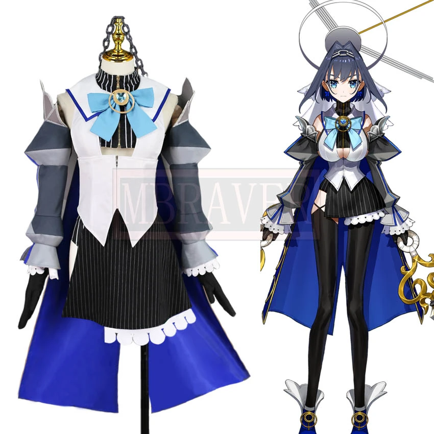 Vtuber Hololive Ouro Kronii Cosplay Costume Halloween Christmas Party