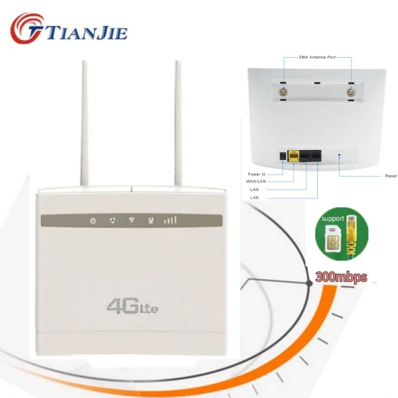 

3G/4G Portable Hotspot LTE TDD Wifi Router WAN/LAN RJ45 Port Antenna Modem Unlocked Wireless Sim Card CPE Wi Fi IMEI Changeable