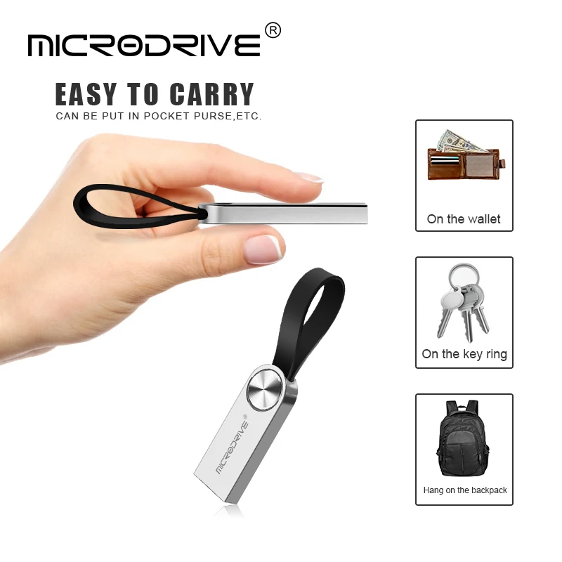 USB Flash Drive 3 colors usb flash drive 64GB 32GB 16GB 8GB 4GB mini pen drive pendrive waterproof u disk memoria cel usb stick gift
