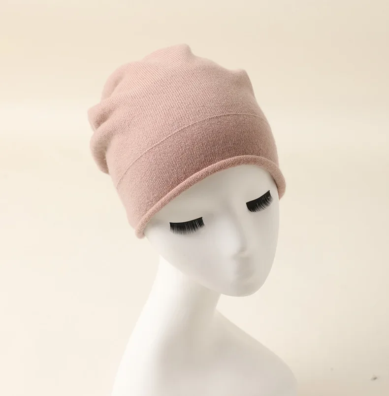 Cashmere Hat Winter Hats for Women Pashmina Womens Beanie Hats for Womens Mens Gifts Inner Monglia Cashmere