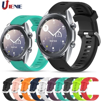 

20mm Silicone Band Strap for Samsung Galaxy Watch 3 41mm/Active 2/ Gear S2 Sport Watchband Replacement Bracelet Wristband