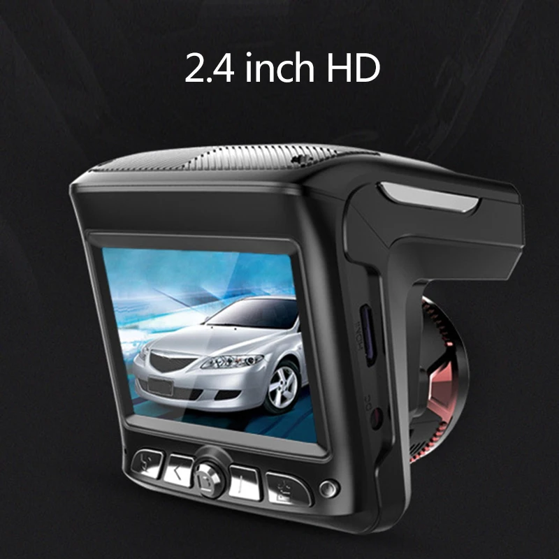 Автомобильный 2,4 дюймовый HD 1080P lcd HD дисплей HD DVR до и после двойной записи вождения рекордер