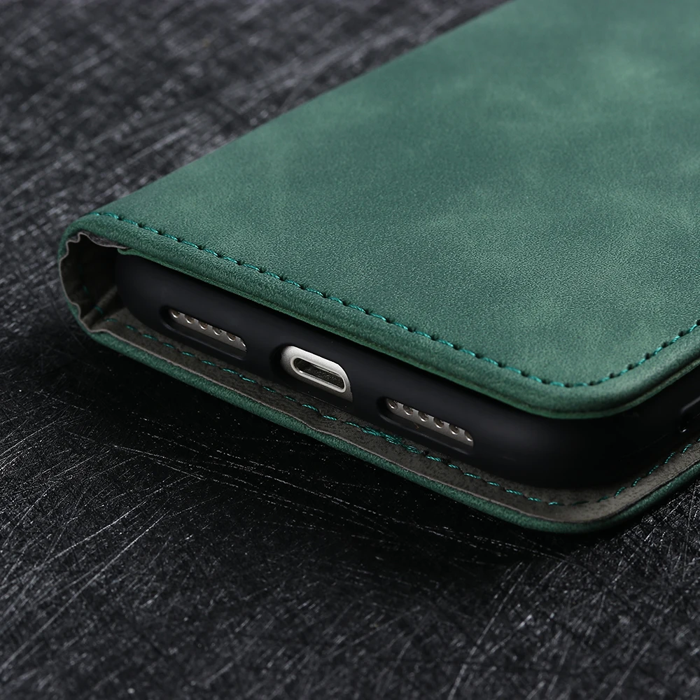 Flip Leather Case For Motorola Moto E7 Power Case Wallet Book Cover For Motorola Moto E7 Power Cover Magnetic Phone Bag