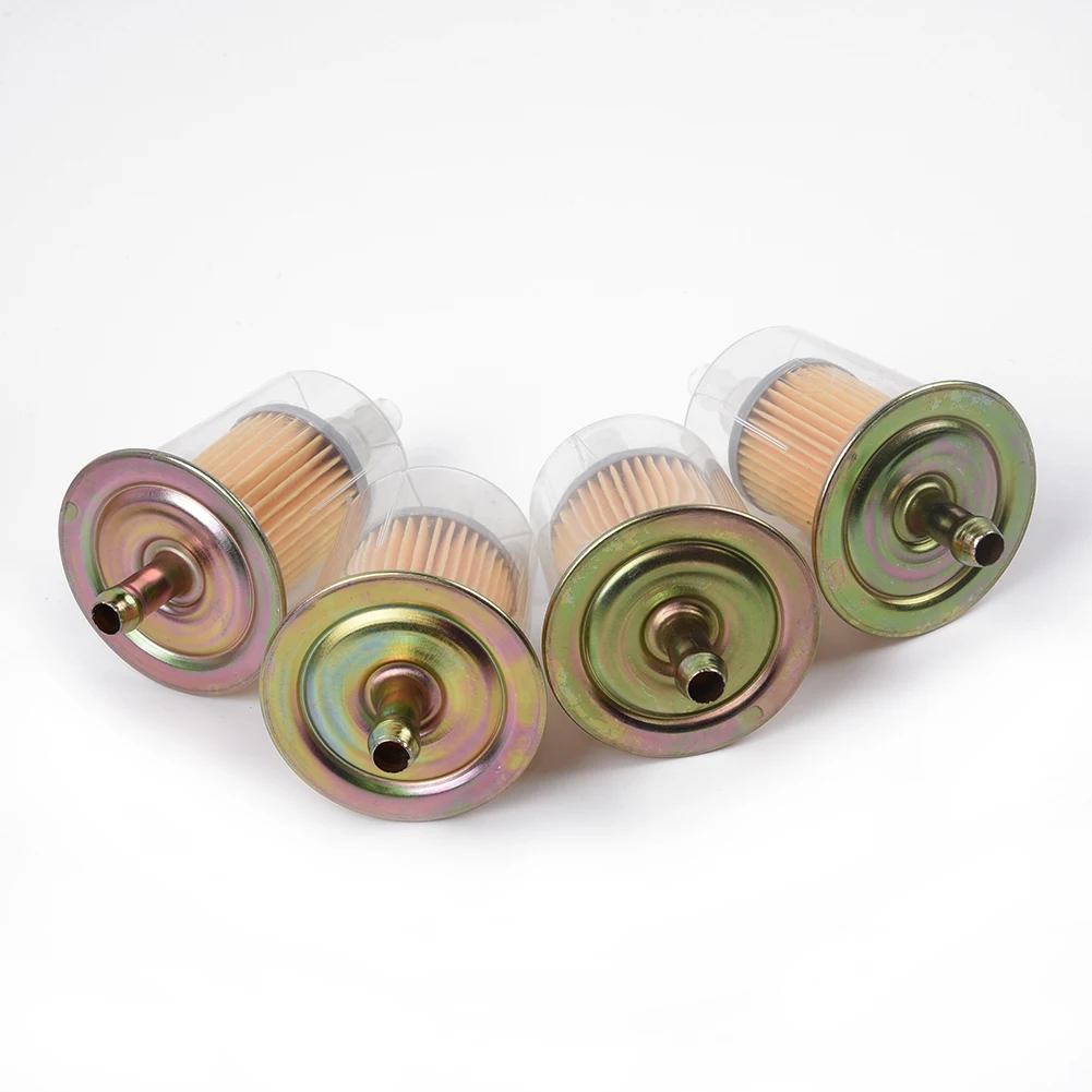 Universal Petrol Inline Fuel Filter LARGE Car Vehicles Parts Fit 8mm Pipes