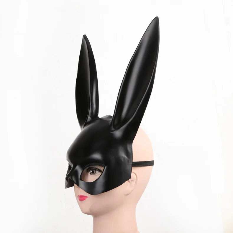 Плюшевая маска кролика с длинными ушами; карнавальный костюм на Хэллоуин; нарядное платье для косплея; Великобритания