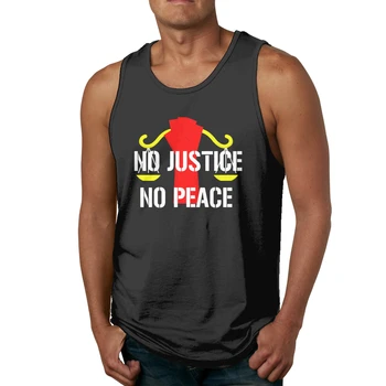 

GEORGE FLOYD No Justice No Peace Men's Tank Top Shirt