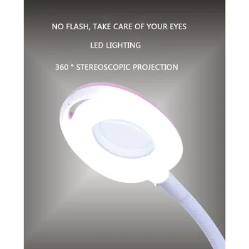 

Professional LED Beauty Tattoo Lamp Shadowless 16 Times Magnifying Glass Cold Light Nail Beauty Eyelashes Operation Floor Lamp