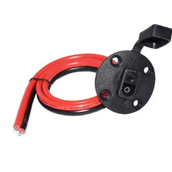 

10AWG SAE Cable 2 Pin Quick Disconnect Automotive Panel Extension Cable Screw Holes for Solar Panels Battrey Motorcycles Battery