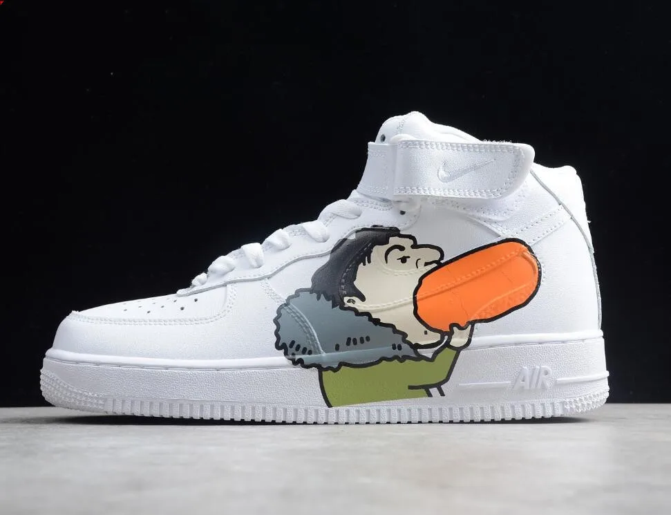 PHOTO COLOR1 Air Force 1 07 Lv8 Af1 One Low Qs мужские кроссовки - Цвет: PHOTO COLOR1
