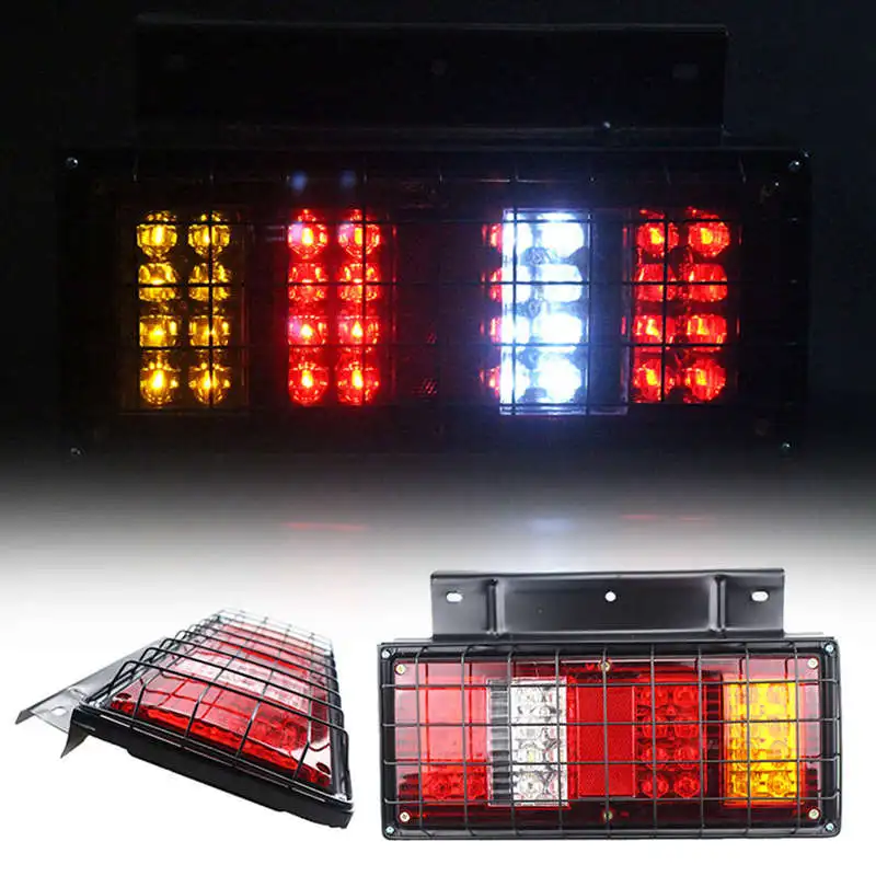 2X12 V 32Led задние фонари Ute трейлер караван Грузовик Красный стоп Обратный индикатор