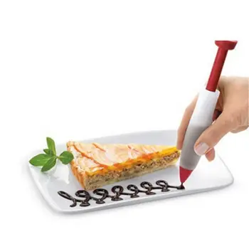 

Silicone Food Writing Pen Chocolate Cake Decorating Tools Kitchen Utensil Gadget K4UA