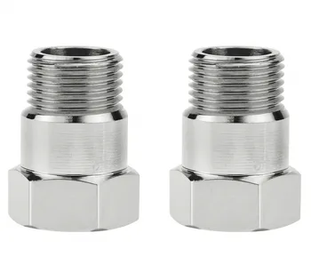 

BOLAXIN O2 Oxygen Sensor Fitting Bung Adapter M18x1.5 Pack Of 2PCS