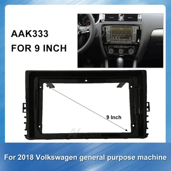 

Android Double Din universal Frame radio Fascia Panel for vw Volkswagen general purpose machine 2018 car DVD Dash Interior Trim