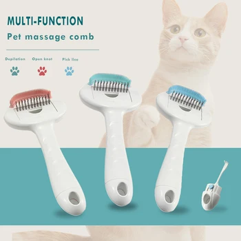

Cat Dog Hair Removal Needle Comb Pet Puppy Open Knot Curly Hair Trimming Brush Animal Hair Cleaner Cat Accessories