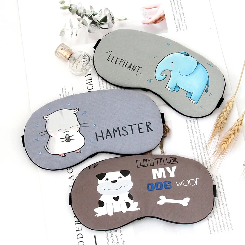 Напрямую от производителя продажи стиль мультфильм-любовь глаз патч мода полиэстер хлопок сна глаза патч тени ледяной пакет Ice Hot Co