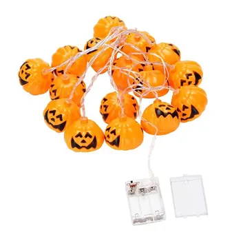 

Pumpkin 10/20 LED String Lights Halloween Decoration Lights Warm White Halloween Home Decoration Accessorie